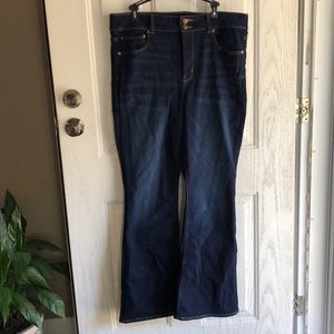 American Eagle Hi rise artist flare jeans